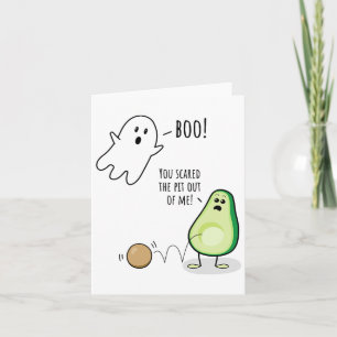 Boe jij hebt de schrik van mijn leven Funny Ghost Kaart