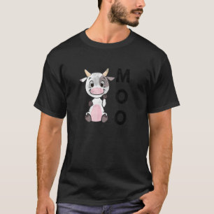 Boe Kalveren Koe Boer Boerderij Landbouwhuisdier L T-shirt