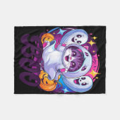 Boe kat geest fleece deken (Voorkant (Horizontaal))