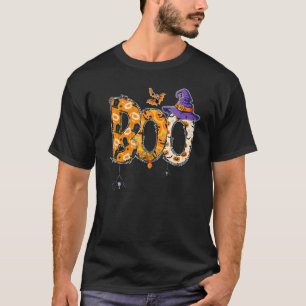 Boe met Spinnen Heksenhoed Halloween Kostuum Feest T-shirt