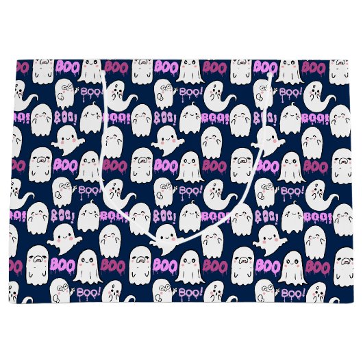 Boe, spookachtige feel.b D Blue BG Groot Cadeauzakje (Voorkant)