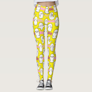 Boe, spookachtige feel.b Geel BG Leggings