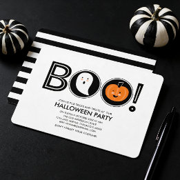 Boe! Uitnodiging Halloween Feest