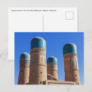 Boechara, Oezbekistan - Chor Minor-madrassa Briefkaart