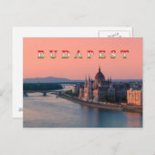 Boedapest 001B Briefkaart (Voorkant / Achterkant)