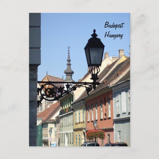 Boedapest Briefkaart (Voorkant)