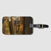 Boedapest chain Bridge bij nacht Bagagelabel (Voorkant (horizontaal))