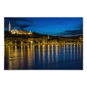 Boedapest en de Donau Foto Afdruk