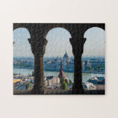 Boedapest en hongaars parlement legpuzzel (Horizontaal)