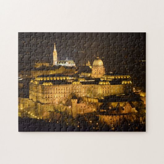Boedapest, het Koninklijk Paleis (Buda Castle) 's  Legpuzzel (Horizontaal)