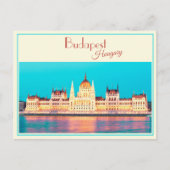 Boedapest, Hongaars parlement Briefkaart (Voorkant)
