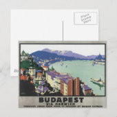 Boedapest Hongarije Briefkaart (Voorkant / Achterkant)