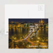 Boedapest, Hongarije Briefkaart (Voorkant / Achterkant)
