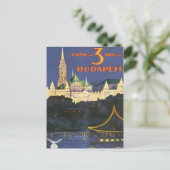 Boedapest Hongarije Briefkaart (Staand voorkant)