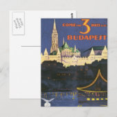 Boedapest Hongarije Briefkaart (Voorkant / Achterkant)
