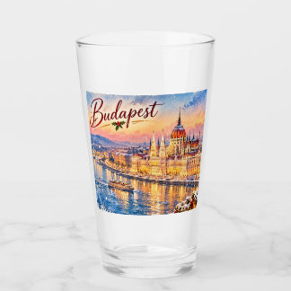 Boedapest Hongarije Donau Parlement Kerstmis Glas