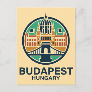 Boedapest Hongarije Europa Briefkaart