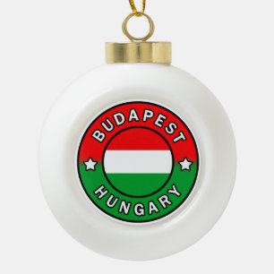 Boedapest Hongarije Keramische Bal Ornament