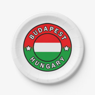 Boedapest Hongarije Papieren Bordje