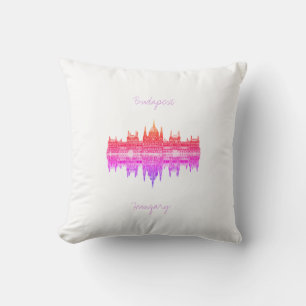 Boedapest Hongarije Parlement City Pillow Cushion Kussen