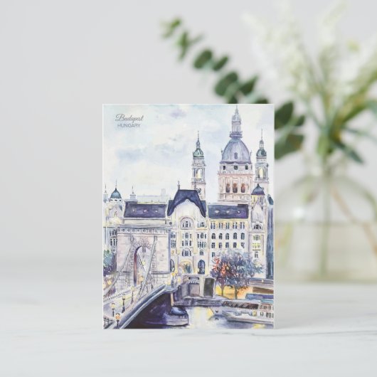 Boedapest Hongarije Reiskunst souvenir Briefkaart (Staand voorkant)