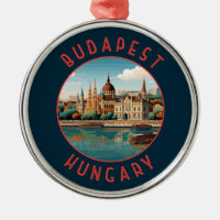 Boedapest Hongarije Retro Noodcirkel