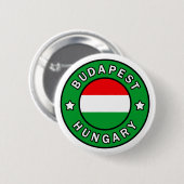 Boedapest Hongarije Ronde Button 5,7 Cm (Voorkant /achterkant)