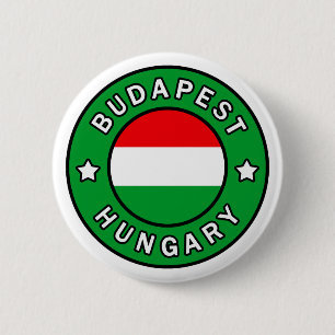 Boedapest Hongarije Ronde Button 5,7 Cm