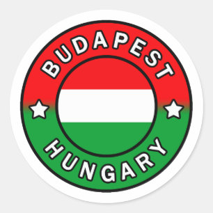 Boedapest Hongarije Ronde Sticker