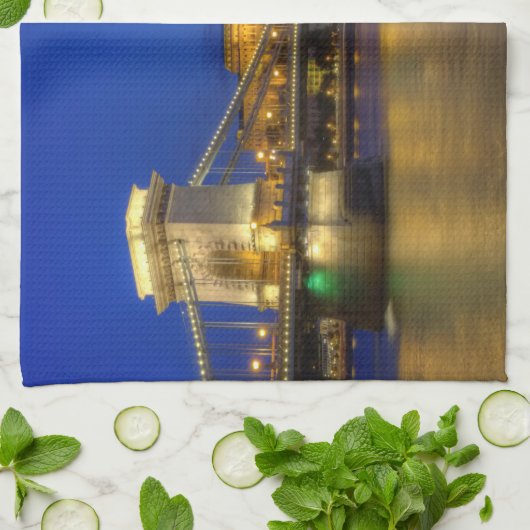 Boedapest, Hongarije Theedoek (Gevouwen)