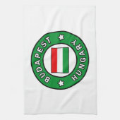 Boedapest Hongarije Theedoek (Verticaal)