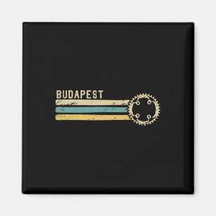Boedapest Hongarije Vintage Retro 70er 80er Fietst Magneet