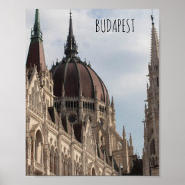 Boedapest House of Parliament Poster