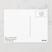 Boedapest in de winter briefkaart (Achterkant)