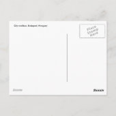 Boedapest-mailbox Briefkaart (Achterkant)