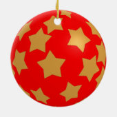 Boedapest Mooie kerstversiering Keramisch Ornament (Achterkant)