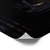 Boedapest Nightfall: Basilica Uitzicht Poster (Hoek)