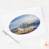 Boedapest Ovale Sticker (Envelop)