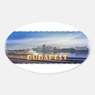 Boedapest Ovale Sticker