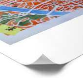 Boedapest-poster Poster (Hoek)