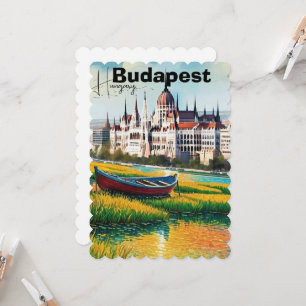 Boedapest Reisbriefkaart Kunst, Hongarije Reisbrie Kaart