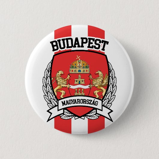 Boedapest Ronde Button 5,7 Cm (Voorkant)