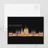 Boedapest Travel Souvenir Briefkaart (Voorkant / Achterkant)