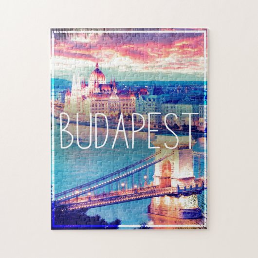 Boedapest-vintage Legpuzzel (Verticaal)
