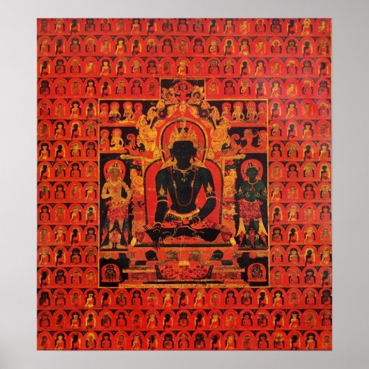 Boeddha Akshobhya Poster (Voorkant)