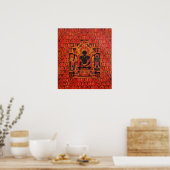 Boeddha Akshobhya Poster (Keuken)