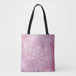 Boeddha bij Peace Pink Draagtas