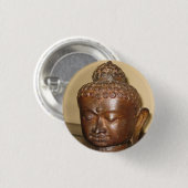 "Boeddha Button! " Ronde Button 3,2 Cm (Voorkant /achterkant)