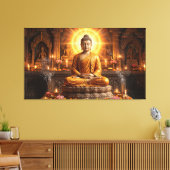 Boeddha Canvas Afdruk (Insitu (Woonkamer))