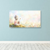 Boeddha Canvas Afdruk (Insitu (Houten vloer))